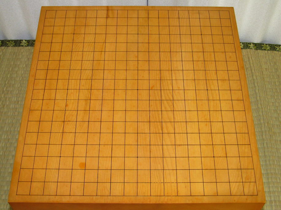 日本産本榧四方柾目五寸碁盤 ヤフーオークション ヤフオク 出品代行 トウシン 囲碁 将棋